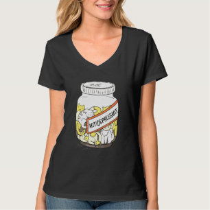 Cat Kitten Antidepressant Retro Forensics Theme T-Shirt