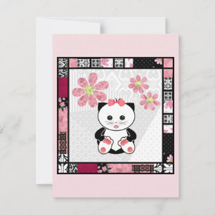 Cat kitten illustration kids childish print