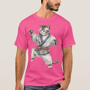 Cat Kitten Kitty Karate Taekwondo Kickboxing T-Shirt