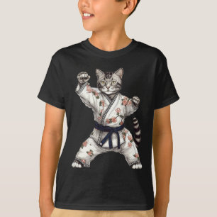 Cat Kitten Kitty Karate Taekwondo Kickboxing T-Shirt