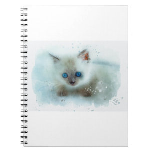 Cat Kitten Pet Kitty Young Cat Animal Feline Notebook