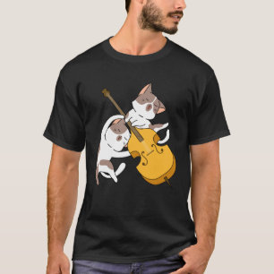 Cat Kitten Playing Cello Cat  Cello Player Cellist T-Shirt