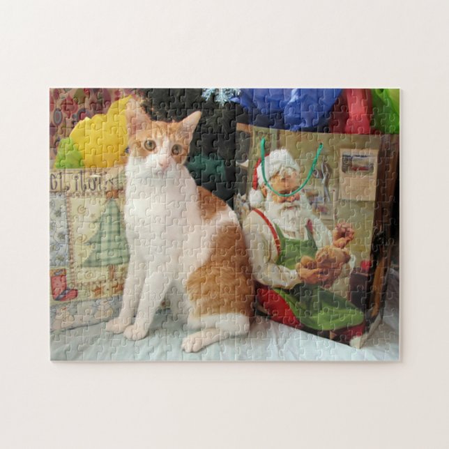 Cat / Kitten Puzzle - Kagan's Christmas (Horizontal)