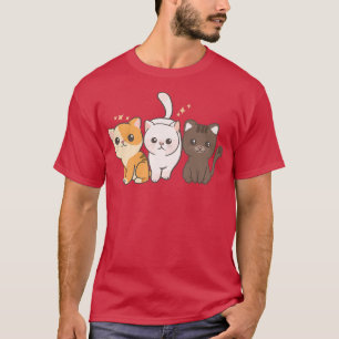 Cat Kitten Street Squad - Cute Kawaii Anime Kawaii T-Shirt
