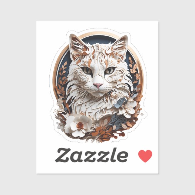 cat,kitty with flower (Sheet)