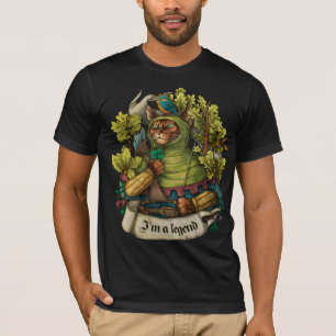 Cat Knight vintage T-shirt print