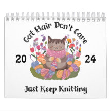 Cat knitting