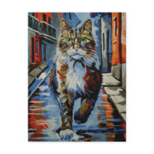 cat, kotofey, street, city, animal