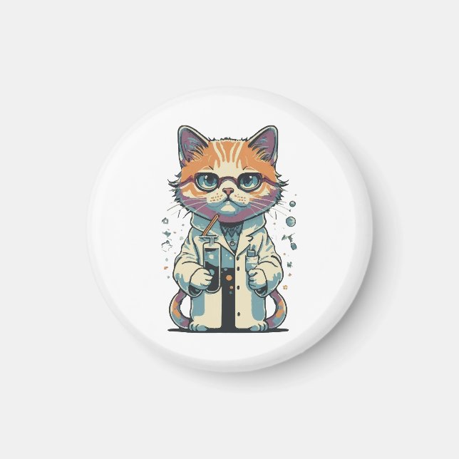 Cat Lab Focused Magnet (Front)
