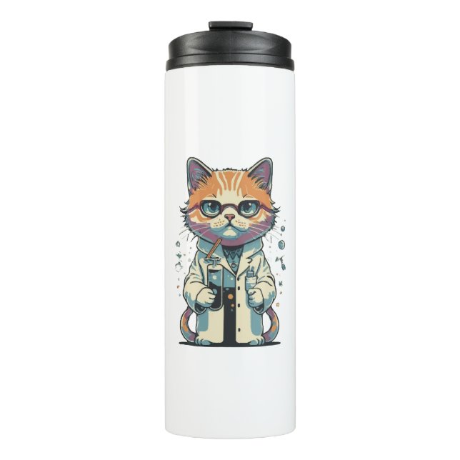 Cat Lab Focused Thermal Tumbler (Front)