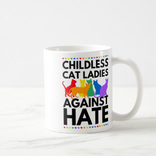 Cat Ladies Against Hate Vote For Kamala-harris Coffee Mug
