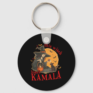 Cat Ladies Cat Lettering Positive Funny Halloween  Key Ring