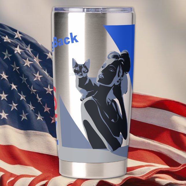 Cat Ladies for Harris Walz - We're not going back! Insulated Tumbler (Creator Uploaded)