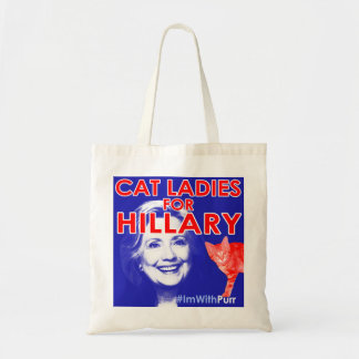 Cat Ladies for Hillary Tote Bag
