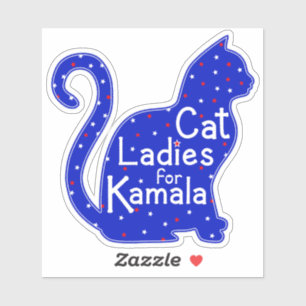 Cat Ladies for Kamala 2024 Presidential Election