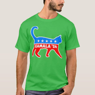 Cat Ladies For Kamala 2024 T-Shirt