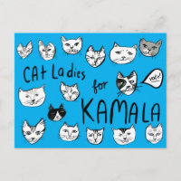 CAT LADIES for KAMALA Cute VOTE ELECTION