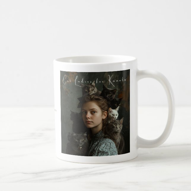 Cat Ladies for Kamala Mug (Right)