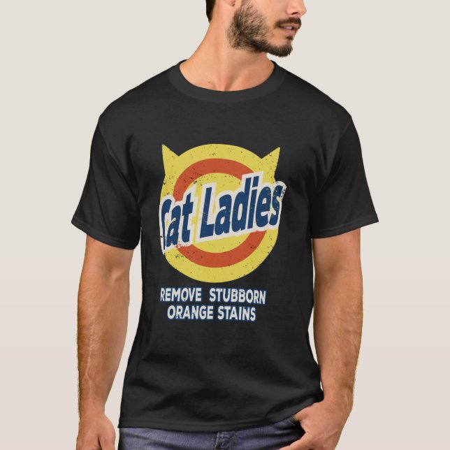 Cat Ladies for Kamala Remove Stubborn Orange Stain T-Shirt (Front)
