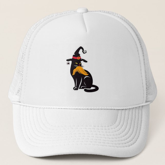 Cat Ladies Kamala Harris 2024 Trucker Hat (Front)