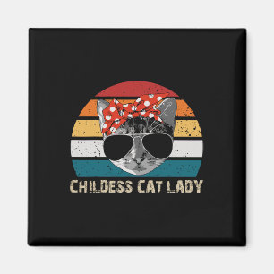 Cat Lady 2024 Funny Political Elections Democrat 1 Magnet