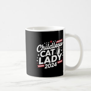 Cat Lady 2024 Funny Political Elections Democrat Coffee Mug