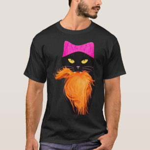 Cat Lady Against Orange Felon 2024 Halloween Tee