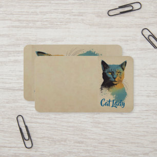 Cat Lady Business Card