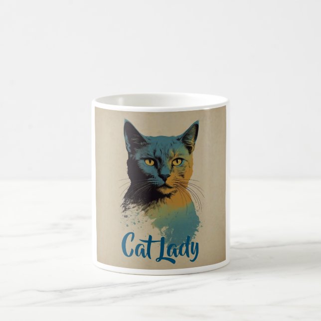 Cat Lady Coffee Mug (Center)