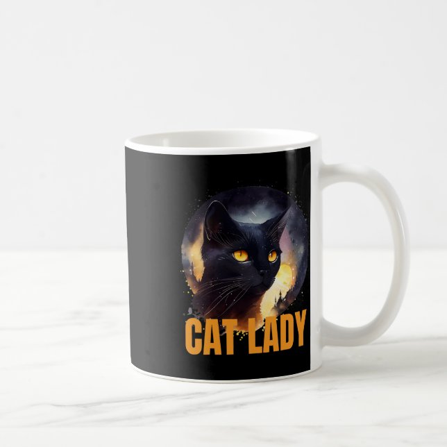 Cat Lady For Kamala Harris Unique Design  Coffee Mug (Right)