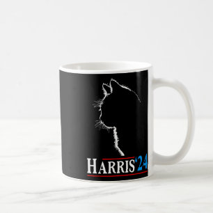 Cat Lady Funny Cat Ladies For Kamala Harris 2024 Coffee Mug