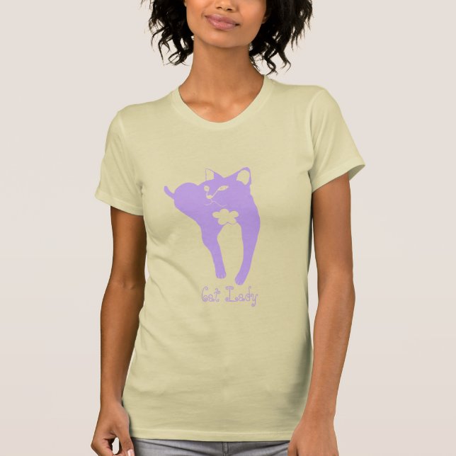 Cat Lady Girl's  T-Shirt (Front)