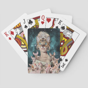Cat Lady Playing Cards