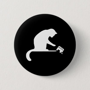 Cat Lady Revenge Push Gop Freedom Kamala Harris 6 Cm Round Badge