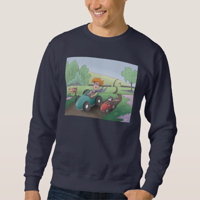 Cat Lady Road Rally  Sweatshirt (Front)