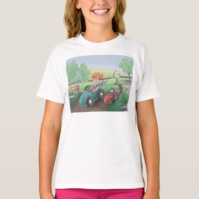 Cat Lady Road Rally   T-Shirt (Front)