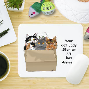 Cat Lady Starter Kit Mouse Pad