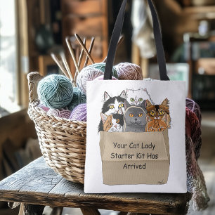 Cat Lady Starter Kit Tote Bag