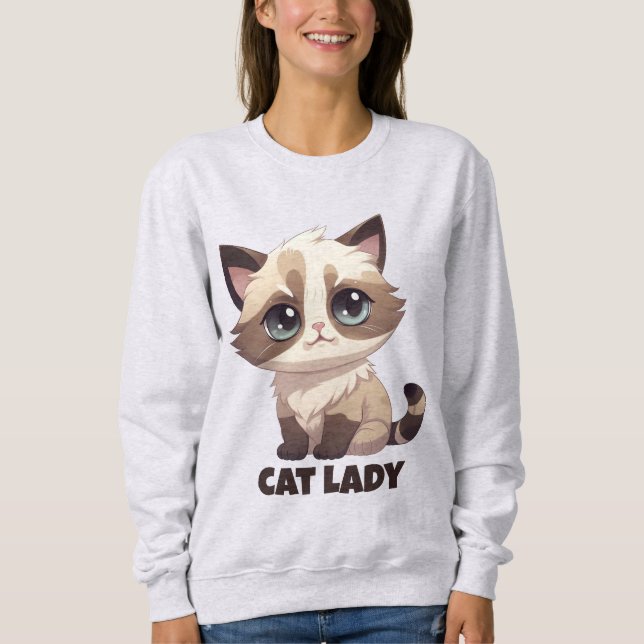 Cat Lady -  Sweatshirt (Front)