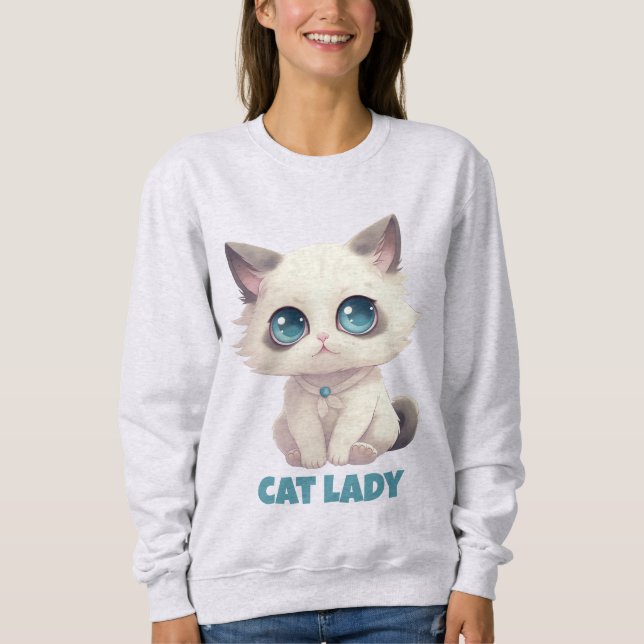 Cat Lady Sweatshirt (Front)