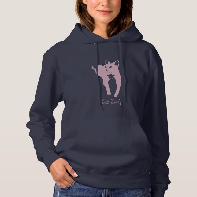 Cat Lady Women's Hoodie (Front)