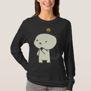 cat  lamp thinking T-Shirt