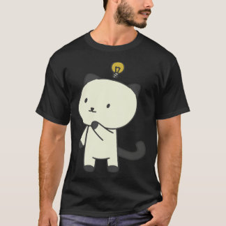 cat lamp thinking T-Shirt