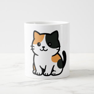 cat large coffee mug
