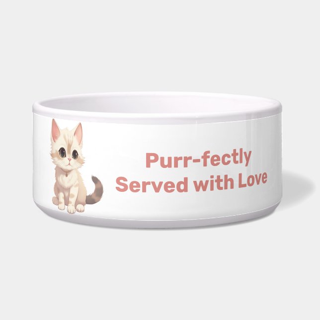 Cat - Large Pet Bowls (Front)