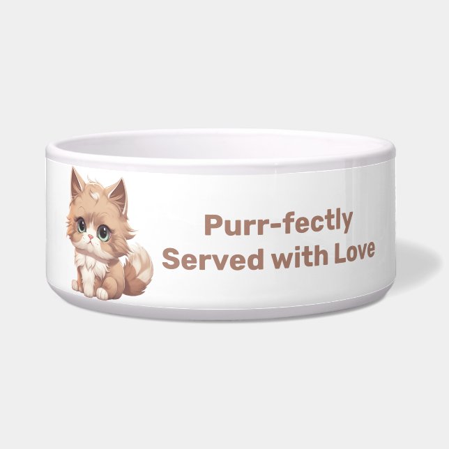 Cat - Large Pet Bowls (Front)