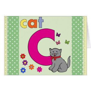 Cat Letter C
