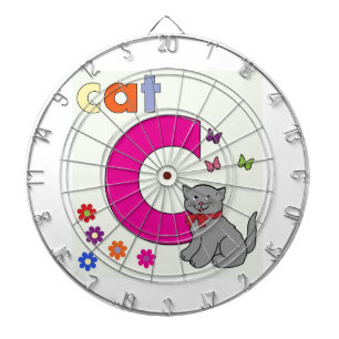 Cat Letter C Dartboard