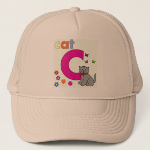 Cat Letter C Hat