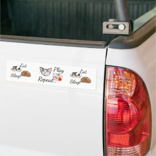 Cat life Bumper Sticker